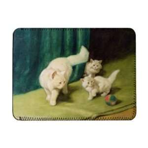  White Persian Cat with Two Kittens by..   iPad Cover 