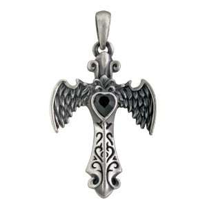  Angel Winged Cross Pendant Jewelry Accessory Necklace 