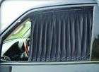 BLACK Car Curtain Auto window shade Sunshade Valance