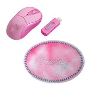   Kitty Wireless Mouse with Computer Mouse Pad Combo