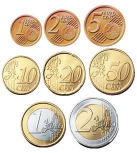   CURRENCY SET EURO COINS EIRE HARP COINS IRELAND GREAT IRISH GIFT