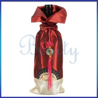   Champagne Wine Liquor Bottle Cover Sleeve Bag Wedding Decor Gift Wrap