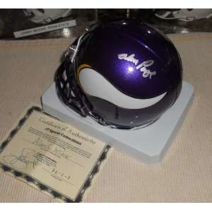Alan Page Autographed Signed Minnesota Vikings Mini Helmet   RARE!