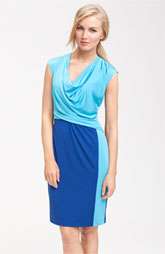 New Markdown Donna Ricco Draped Colorblock Dress Was $128.00 Now $84 