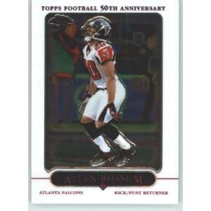 Allen Rossum   Atlanta Falcons   2005 Topps Chrome Card # 140   NFL 