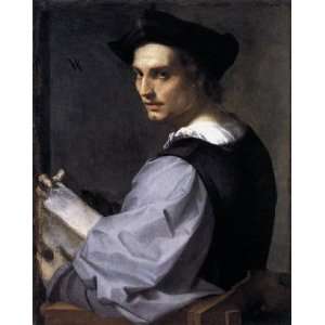 FRAMED oil paintings   Andrea del Sarto   24 x 30 inches   Portrait of 