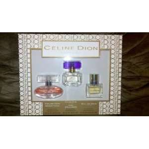 Celine Dion Parfums 3 Piece Gift Set   Sensational, Pure Brilliance 