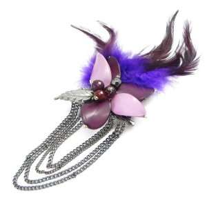  Brooch french touch Cheyennes purple. Jewelry