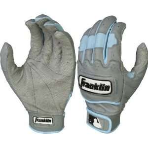  Franklin Adult Gry/Col. Blue Tectonic Pro Batting Gloves 