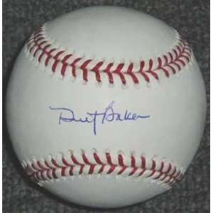  Signed Dusty Baker Ball   Official