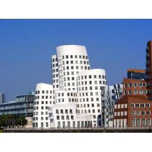 The Neuer Zollhof Building by Frank Gehry at the Medienhafen 