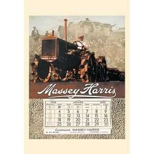  Massey Harris Calendar   20x30 Gallery Wrapped Canvas 
