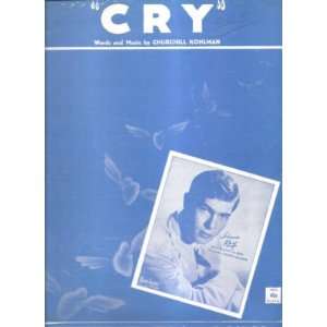  Sheet Music Cry Johnnie Ray 196 