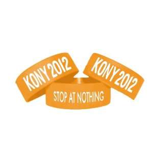 Joseph Kony 2012 Stop At Nothing (1pcs) Silicone Wristbands (Orange 