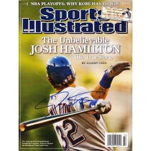 Josh Hamilton signed autographed Sports Illustrated Rangers