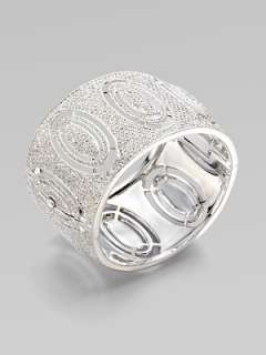 Adriana Orsini   Pavé Mod Hinged Bracelet    