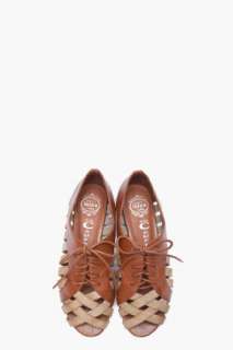 Jeffrey Campbell Hoyt Lace Up Flats for women  