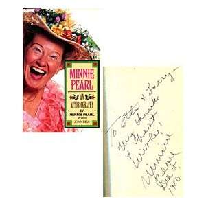  Minnie Pearl Autographed / Signed Minnie Pearl Book 