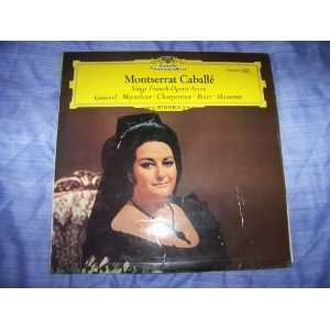   MONTSERRAT CABALLE French Opera Arias LP Montserrat Caballe Music