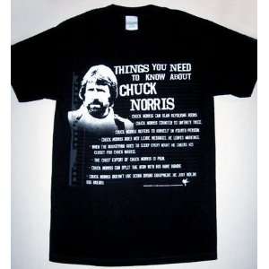  Things to Know About Chuck Norris Funny Tee Shirt Medium 