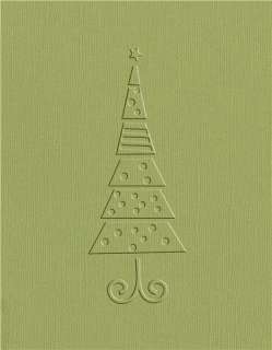 Lifestyle Crafts QuicKutz A2 Embossing Folder TREE Christmas ~ EF A2 