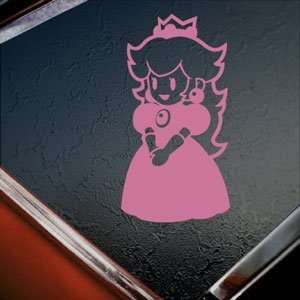  Mario Pink Decal PRINCESS PEACH Wii Truck Window Pink 