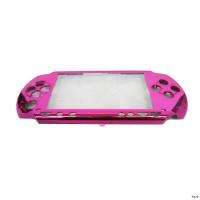 Sony PSP 1000 METALLIC HOT PINK Faceplate Mod Replacement New (1001 