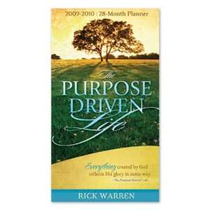  Purpose Driven Life by Rick Warren 2009 28 Month Planner 