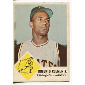 Roberto Clemente 1963 Fleer Card