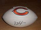 devin hester autographed chicago bears logo football b expedited 