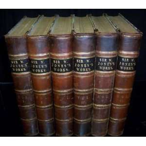   William Jones   1799, Complete in Six Volumes Sir William Jones