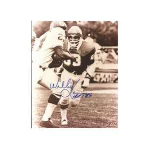  Willie Lanier Autographed Kansas City Chiefs 8 x 10 