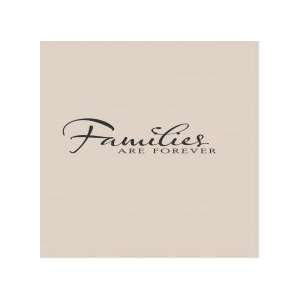 Families are forever   Removeable Wall Decal   selected color Salmon 