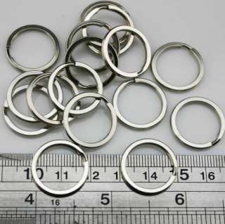 WHOLESALE LOT 20pcs KEY RINGS 20mm Split Ring Silver DIY Accessories 
