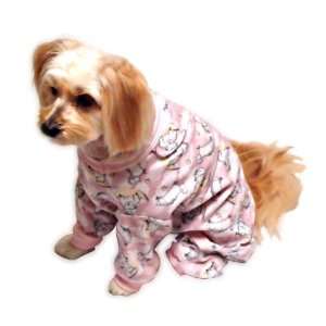   PJF21 2PNK Pet Threads Pink Lamb Fleece Pajamas for Your Dog, 20 Size