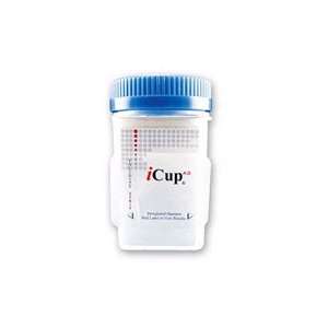 iCup 12 Urine Drug Test with A.D. (OX, CR, PH) (COC/THC/ OPI/AMP/mAMP 
