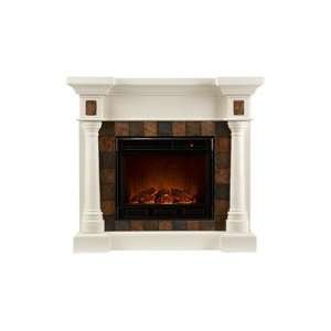 Southern Enterprises Carrington Electric Fireplace   Ivory (FE8749)