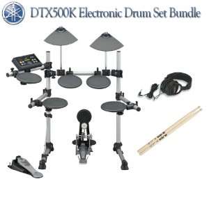   DTX500K, DTLK9,RS40 Electronic Drum Set Bundle Musical Instruments