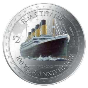 Niue 2012 2$ 1Oz Silver Coin Limited Collector Edition Box Set Titanic 
