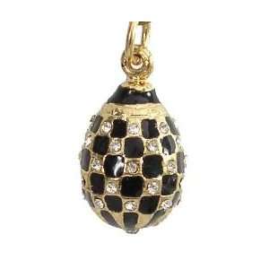  Faberge Style Egg Pendant 02951BK 