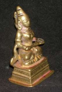 Traditional Indian Ritual Bronze Goddess Annapurna Rare  