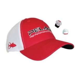  Pelagic Offshore Mesh Caps   Red w/Tuna Design Sports 