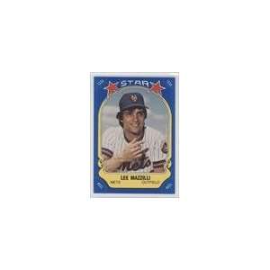  1981 Fleer Star Stickers #42   Lee Mazzilli Sports Collectibles