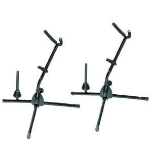   Saxophone Stand with Flute/Clarinet Peg   2 Pack Musical Instruments