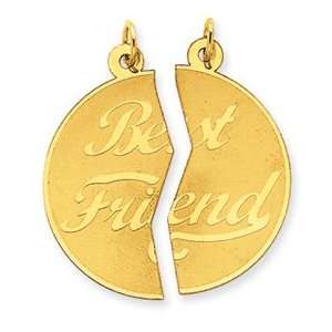 14K 2 piece Best Friend Charm [Jewelry] Home & Garden