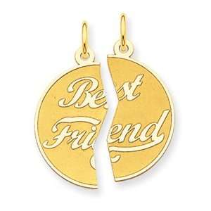  14k 2pc Best Friend Charm [Jewelry]