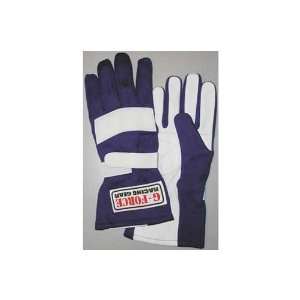  G Force 4101CSMBU G5 Blue Child Small Junior Racing Gloves 