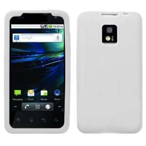 LG T MOBILE OPTIMUS 2X AND G2X 4G WHITE SOLID SILICONE RUBBER TOUCH 