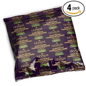Gevalia Dark Roast Decaffeinated Ground Coffee, 8 Ounce Packages (Pack 