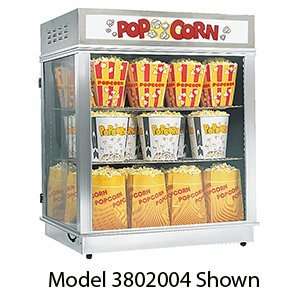 Gold Medal 2004SLDD Astro Pop 36 Popcorn Staging Cabinet with Double 